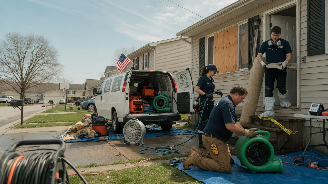 Water Damage Restoration in Prairieburg, IA near me